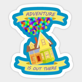Adventure Is Out There! Sticker
